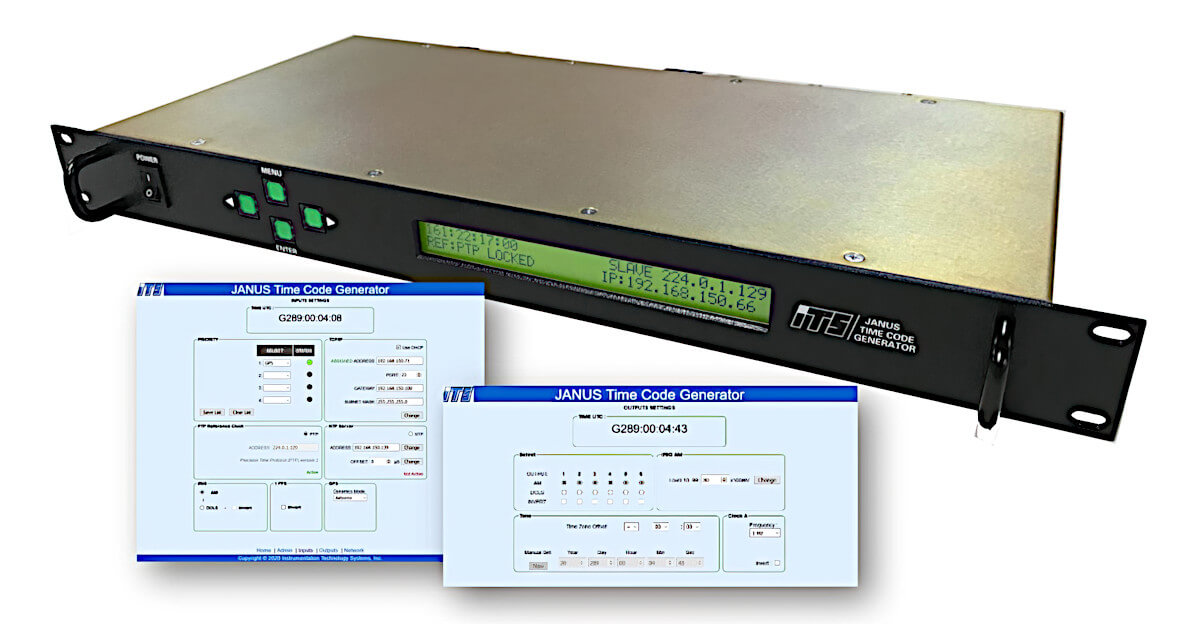 6115G-3E Janus Time Code Generator